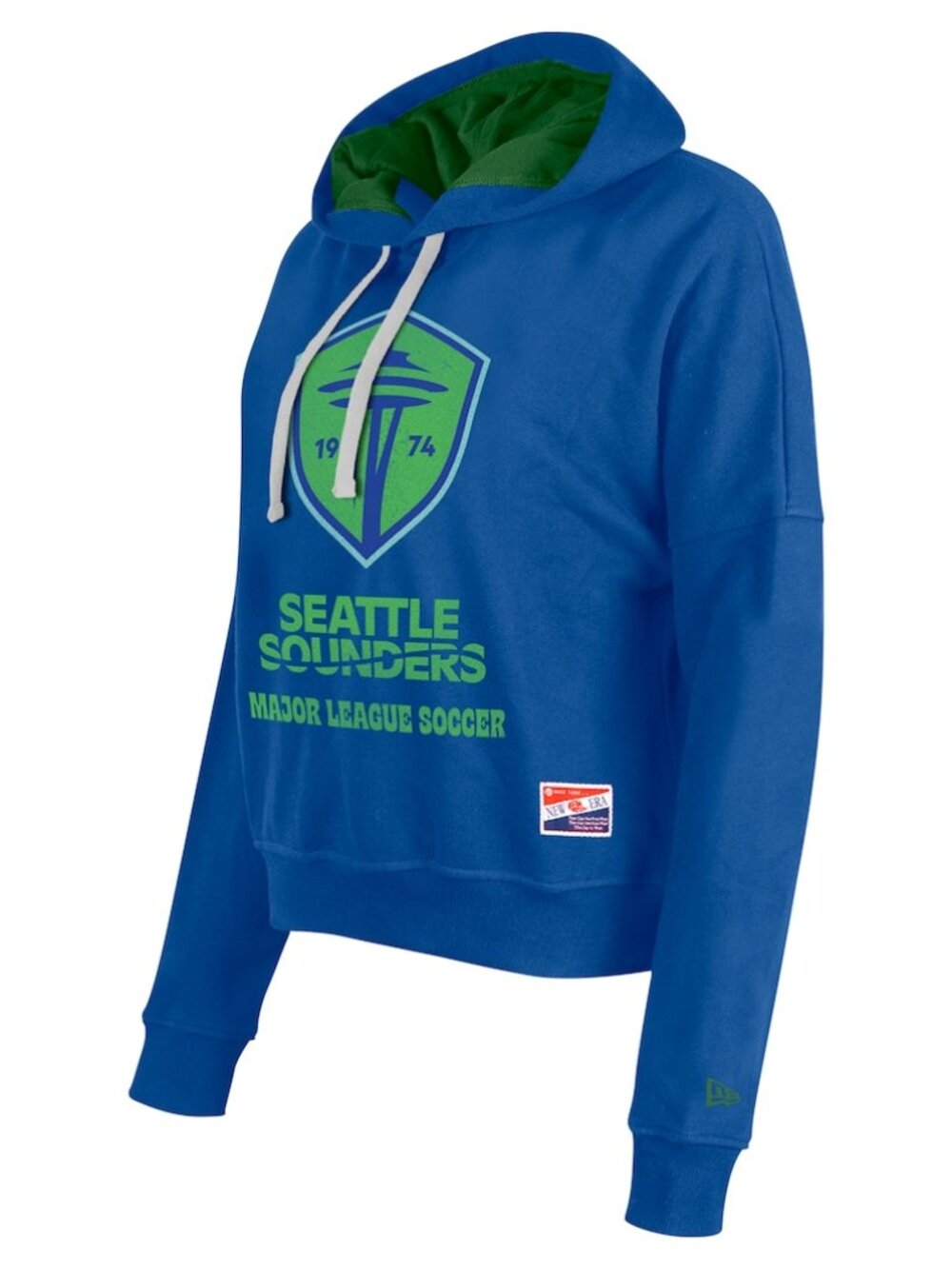 Women's Seattle Sounders FC 5th & Ocean by New Era Blue Throwback Pullover